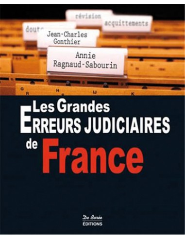LES GRANDES ERREURS JUDICIAIRES DE...